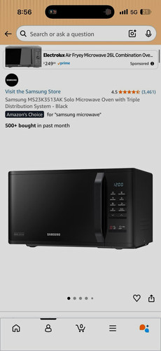 Samsung ms23k3513ak 23l - samsung,