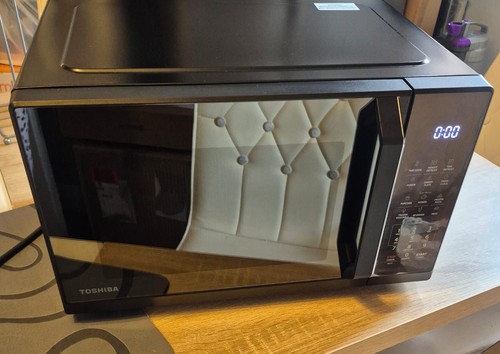 Toshiba black mirror - black, microwave