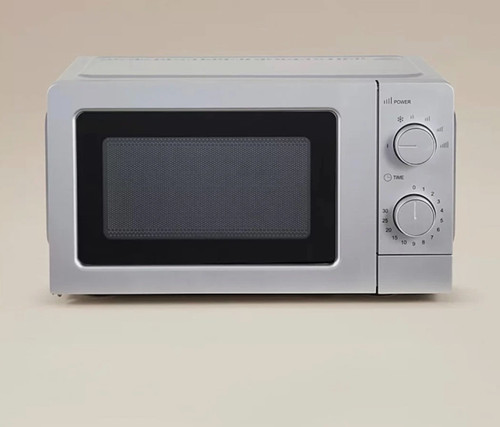 17l manual microwave - 17l, silver