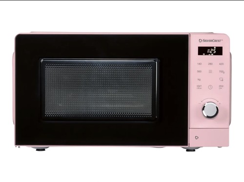 Silvercrest pink microwave - silvercrest, microwave-
