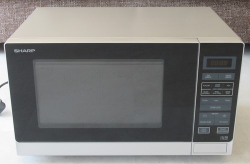 Microwave oven silver sharp - microwave,